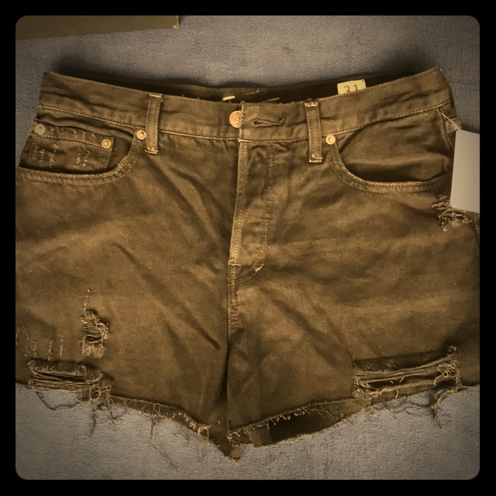 Free People Black Shorts